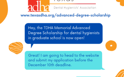TDHA Advanced Degree Scholarship Open