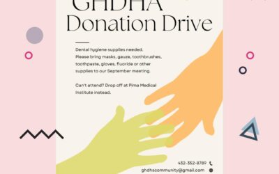 GHDHA September Donation Drive 9/13/2022