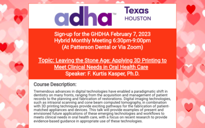 GHDHA February Monthly Meeting & CE 2/7